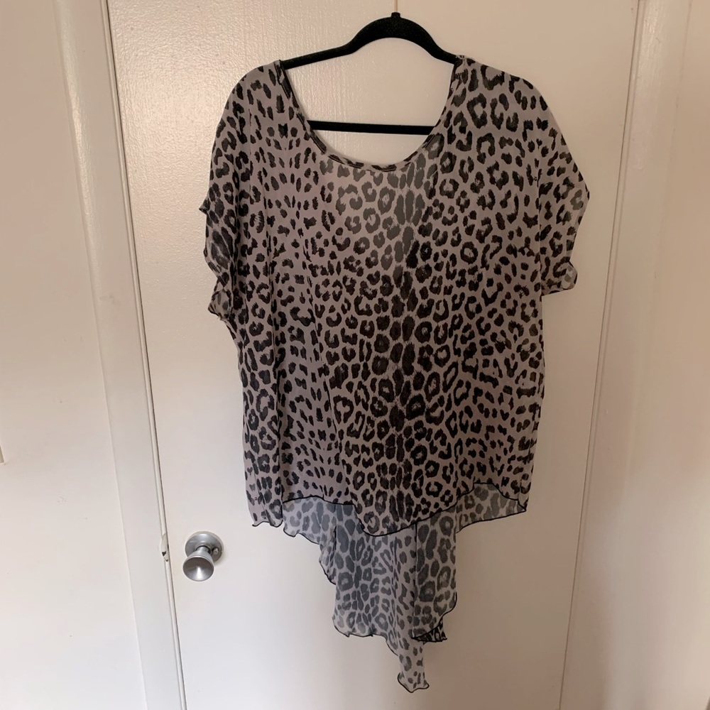 Torrid Leopard Hi Lo Blouse